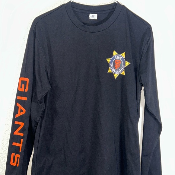 Other - MLB San Francisco Giants Black Long Sleeve Police Law Enforcment Shirt Small